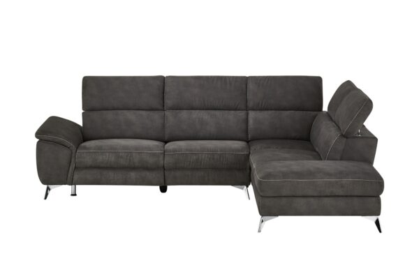 uno Ecksofa  Danae ¦ grau ¦ Maße (cm): B: 282 H: 78 T: 223 Polstermöbel > Sofas > Ecksofas - Höffner