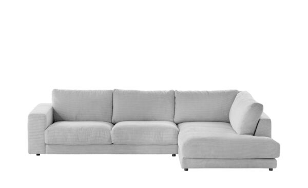 VIVA Ecksofa Cord Sila ¦ grau ¦ Maße (cm): B: 325 H: 85 T: 224 Polstermöbel > Sofas > Ecksofas - Höffner