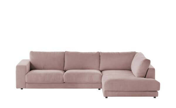 VIVA Ecksofa Cord Sila ¦ rosa/pink ¦ Maße (cm): B: 325 H: 85 T: 224 Polstermöbel > Sofas > Ecksofas - Höffner