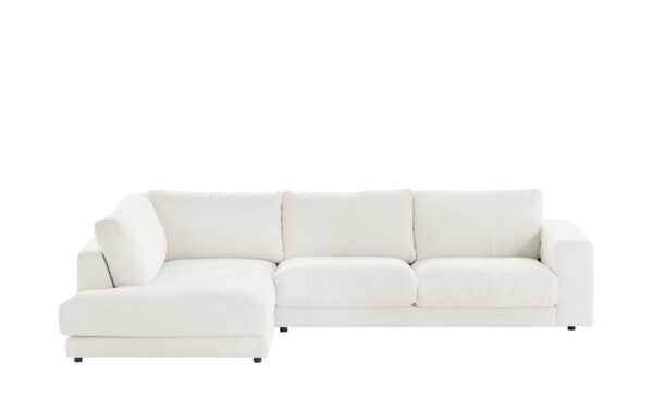 VIVA Ecksofa Cord Sila ¦ weiß ¦ Maße (cm): B: 325 H: 85 T: 224 Polstermöbel > Sofas > Ecksofas - Höffner