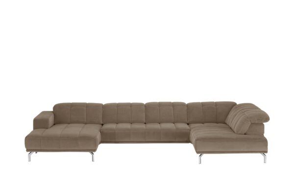 Lounge Collection Wohnlandschaft  Sarina ¦ braun ¦ Maße (cm): B: 383 H: 75 T: 212 Polstermöbel > Sofas > Wohnlandschaften - Höffner