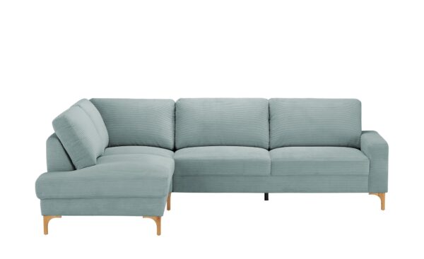 Gray & Jones Cord-Sofa  Capa ¦ blau ¦ Maße (cm): B: 294 H: 86 T: 200 Polstermöbel > Sofas > Ecksofas - Höffner