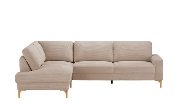 Gray & Jones Cord-Sofa  Capa ¦ braun ¦ Maße (cm): B: 294 H: 86 T: 200 Polstermöbel > Sofas > Ecksofas - Höffner