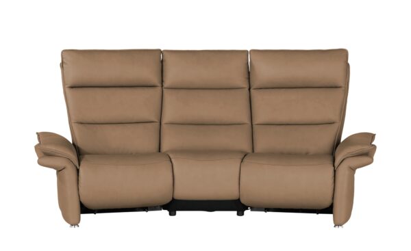 Wohnwert Trapezsofa aus Leder  Corvina ¦ braun ¦ Maße (cm): B: 216 H: 109 T: 103 Polstermöbel > Sofas > 3-Sitzer - Höffner