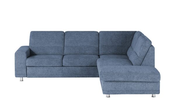 meinSofa Ecksofa  Marc ¦ blau ¦ Maße (cm): B: 243 H: 85 T: 234 Polstermöbel > Sofas > Ecksofas - Höffner