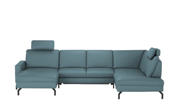 meinSofa Wohnlandschaft  Grace ¦ blau ¦ Maße (cm): B: 332 H: 89 T: 220 Polstermöbel > Sofas > Schlafsofas - Höffner