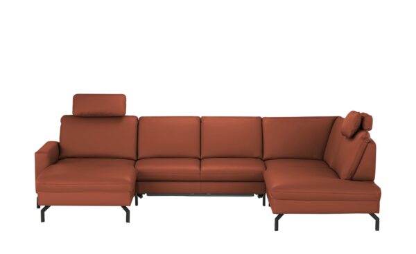 meinSofa Wohnlandschaft  Grace ¦ rot ¦ Maße (cm): B: 332 H: 89 T: 220 Polstermöbel > Sofas > Schlafsofas - Höffner