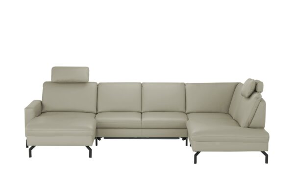 meinSofa Wohnlandschaft  Grace ¦ grau ¦ Maße (cm): B: 332 H: 89 T: 220 Polstermöbel > Sofas > Schlafsofas - Höffner