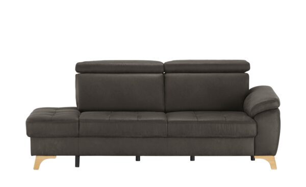 meinSofa Recamiere  Chloe ¦ grau ¦ Maße (cm): B: 221 H: 87 T: 102 Polstermöbel > Sofas > Einzelsofas - Höffner