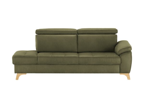 meinSofa Recamiere  Chloe ¦ grün ¦ Maße (cm): B: 221 H: 87 T: 102 Polstermöbel > Sofas > Einzelsofas - Höffner