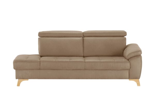 meinSofa Recamiere  Chloe ¦ braun ¦ Maße (cm): B: 221 H: 87 T: 102 Polstermöbel > Sofas > Einzelsofas - Höffner