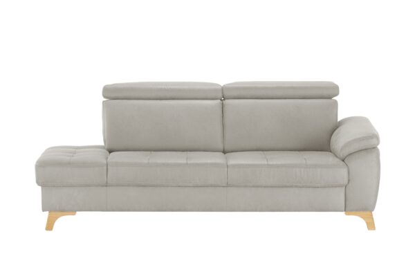 meinSofa Recamiere  Chloe ¦ grau ¦ Maße (cm): B: 221 H: 87 T: 102 Polstermöbel > Sofas > Einzelsofas - Höffner