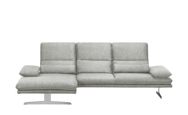 W.SCHILLIG Ecksofa  16777 Broadway ¦ grau ¦ Maße (cm): B: 291 H: 94 T: 164 Polstermöbel > Sofas > Ecksofas - Höffner