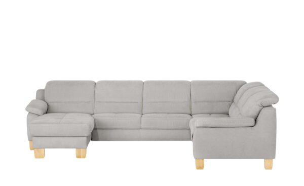 meinSofa Wohnlandschaft  Hanna ¦ grau ¦ Maße (cm): B: 322 H: 84 T: 264 Polstermöbel > Sofas > Wohnlandschaften - Höffner