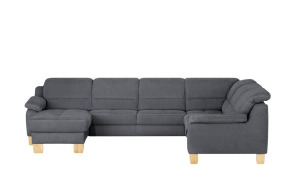 meinSofa Wohnlandschaft  Hanna ¦ grau ¦ Maße (cm): B: 322 H: 84 T: 264 Polstermöbel > Sofas > Wohnlandschaften - Höffner