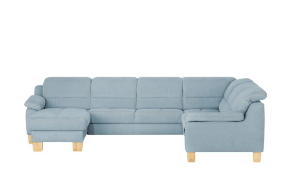 meinSofa Wohnlandschaft  Hanna ¦ blau ¦ Maße (cm): B: 322 H: 84 T: 264 Polstermöbel > Sofas > Wohnlandschaften - Höffner