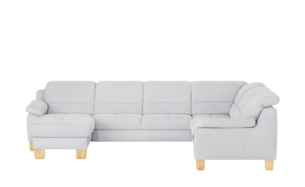 meinSofa Wohnlandschaft  Hanna ¦ grau ¦ Maße (cm): B: 322 H: 84 T: 264 Polstermöbel > Sofas > Wohnlandschaften - Höffner