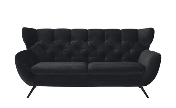 pop Sofa  Caldara ¦ schwarz ¦ Maße (cm): B: 200 H: 94 T: 95 Polstermöbel > Sofas > 2-Sitzer - Höffner