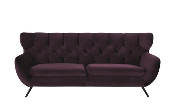 pop Sofa  Caldara ¦ lila/violett ¦ Maße (cm): B: 225 H: 94 T: 95 Polstermöbel > Sofas > 3-Sitzer - Höffner