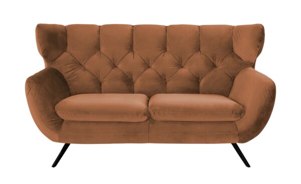 pop Sofa  Caldara ¦ braun ¦ Maße (cm): B: 175 H: 94 T: 95 Polstermöbel > Sofas > 2-Sitzer - Höffner