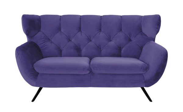 pop Sofa  Caldara ¦ lila/violett ¦ Maße (cm): B: 175 H: 94 T: 95 Polstermöbel > Sofas > 2-Sitzer - Höffner