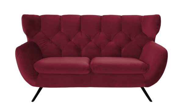 pop Sofa  Caldara ¦ rot ¦ Maße (cm): B: 175 H: 94 T: 95 Polstermöbel > Sofas > 2-Sitzer - Höffner