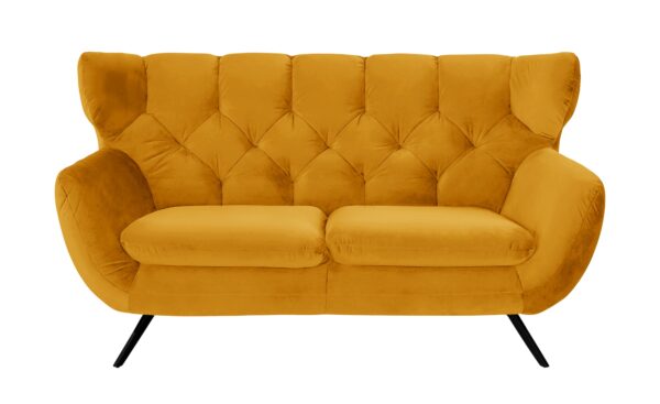 pop Sofa  Caldara ¦ gelb ¦ Maße (cm): B: 175 H: 94 T: 95 Polstermöbel > Sofas > 2-Sitzer - Höffner