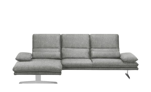 W.SCHILLIG Ecksofa  16777 Broadway ¦ grau ¦ Maße (cm): B: 291 H: 94 T: 164 Polstermöbel > Sofas > Ecksofas - Höffner