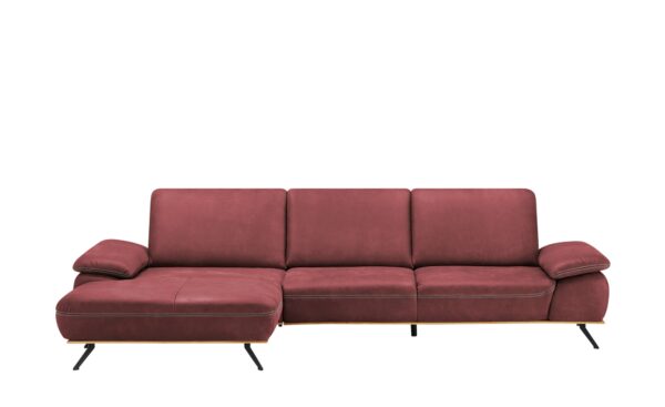 meinSofa Ecksofa  Fiona ¦ rot ¦ Maße (cm): B: 322 H: 89 T: 187 Polstermöbel > Sofas > Ecksofas - Höffner