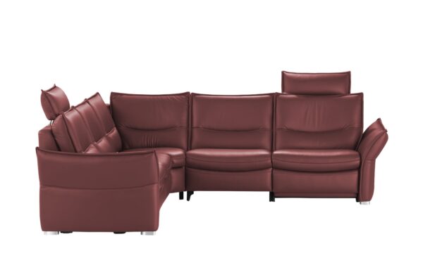 Musterring Ecksofa  MR250 ¦ rot ¦ Maße (cm): B: 273 H: 91 T: 273 Polstermöbel > Sofas > Ecksofas - Höffner