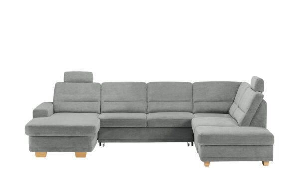 meinSofa Wohnlandschaft  Marc ¦ grau ¦ Maße (cm): B: 311 H: 85 T: 234 Polstermöbel > Sofas > Schlafsofas - Höffner