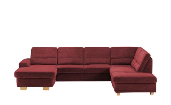 meinSofa Wohnlandschaft  Marc ¦ rot ¦ Maße (cm): B: 311 H: 85 T: 234 Polstermöbel > Sofas > Wohnlandschaften - Höffner