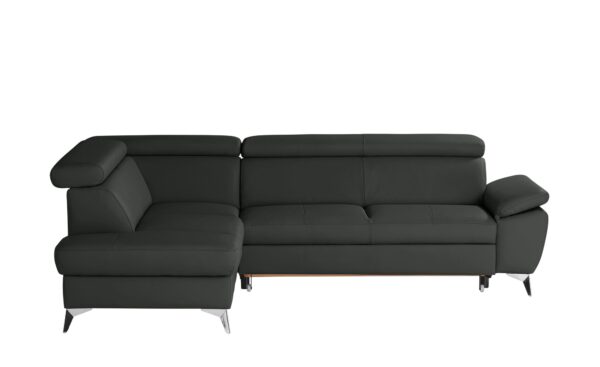 uno Ecksofa  Apollo ¦ schwarz ¦ Maße (cm): B: 268 H: 81 T: 210 Polstermöbel > Sofas > Ecksofas - Höffner