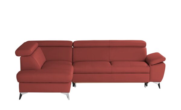 uno Ecksofa  Apollo ¦ rot ¦ Maße (cm): B: 268 H: 81 T: 210 Polstermöbel > Sofas > Ecksofas - Höffner