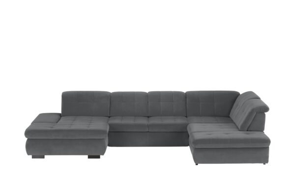 Lounge Collection Wohnlandschaft  Spencer ¦ grau ¦ Maße (cm): B: 382 H: 84 T: 260 Polstermöbel > Sofas > Wohnlandschaften - Höffner