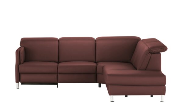 meinSofa Ecksofa  Leon ¦ rot ¦ Maße (cm): B: 259 H: 83 T: 236 Polstermöbel > Sofas > Ecksofas - Höffner