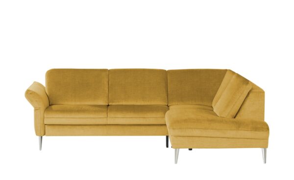 meinSofa Ecksofa  Helen ¦ gelb ¦ Maße (cm): B: 249 H: 83 T: 185 Polstermöbel > Sofas > Ecksofas - Höffner