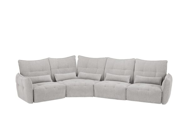 bobb Ecksofa  Jeaneva ¦ grau ¦ Maße (cm): B: 471 H: 101 T: 200 Polstermöbel > Sofas > Ecksofas - Höffner