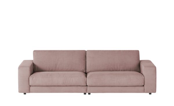 VIVA Sofa Cord Sila ¦ rosa/pink ¦ Maße (cm): B: 250 H: 85 T: 107 Polstermöbel > Sofas > 3-Sitzer - Höffner