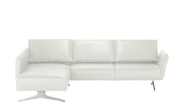 KOINOR Ecksofa Leder  Vineto ¦ weiß ¦ Maße (cm): B: 272 H: 83 T: 207 Polstermöbel > Sofas > Ecksofas - Höffner