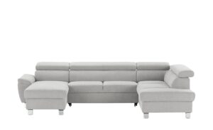 uno Wohnlandschaft  Avola ¦ grau ¦ Maße (cm): B: 318 H: 90 T: 208 Polstermöbel > Sofas > Schlafsofas - Höffner