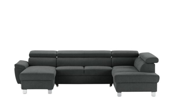 uno Wohnlandschaft  Avola ¦ grau ¦ Maße (cm): B: 318 H: 90 T: 208 Polstermöbel > Sofas > Schlafsofas - Höffner