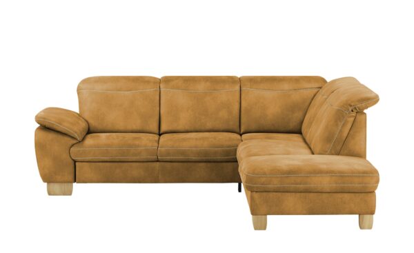 meinSofa Ecksofa  Raica ¦ gelb ¦ Maße (cm): B: 266 H: 91 T: 243 Polstermöbel > Sofas > Ecksofas - Höffner