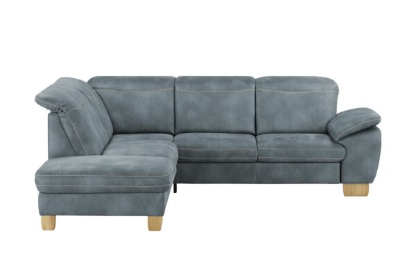 meinSofa Ecksofa  Raica ¦ blau ¦ Maße (cm): B: 266 H: 91 T: 243 Polstermöbel > Sofas > Ecksofas - Höffner