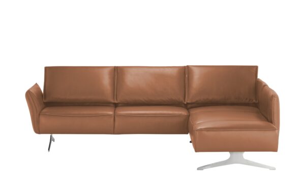 KOINOR Ecksofa Leder  Vineto ¦ braun ¦ Maße (cm): B: 272 H: 83 T: 207 Polstermöbel > Sofas > Ecksofas - Höffner