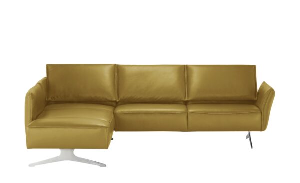 KOINOR Ecksofa Leder  Vineto ¦ grün ¦ Maße (cm): B: 272 H: 83 T: 207 Polstermöbel > Sofas > Ecksofas - Höffner