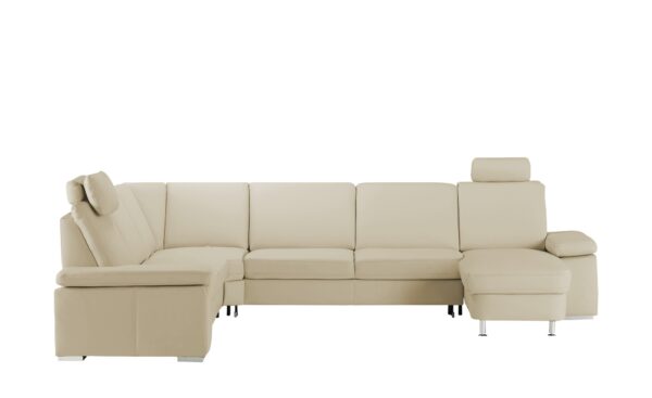 meinSofa Wohnlandschaft  Elsa ¦ creme ¦ Maße (cm): H: 91 Polstermöbel > Sofas > Schlafsofas - Höffner