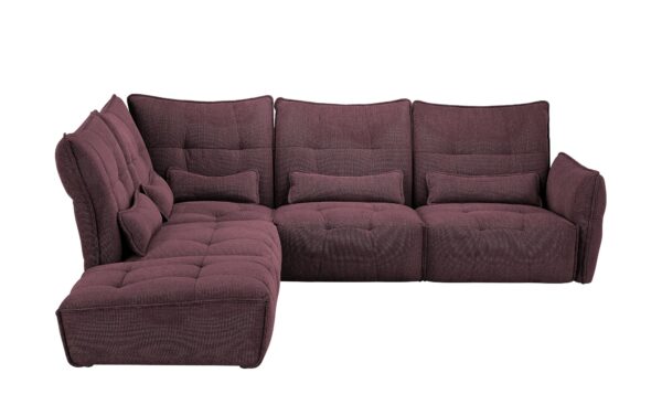 bobb Ecksofa  Jeaneva ¦ rot ¦ Maße (cm): B: 275 H: 101 T: 320 Polstermöbel > Sofas > Ecksofas - Höffner