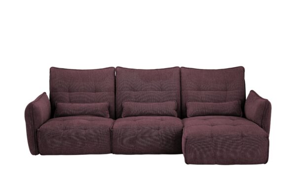 bobb Ecksofa  Jeaneva ¦ rot ¦ Maße (cm): B: 336 H: 101 T: 157 Polstermöbel > Sofas > Ecksofas - Höffner