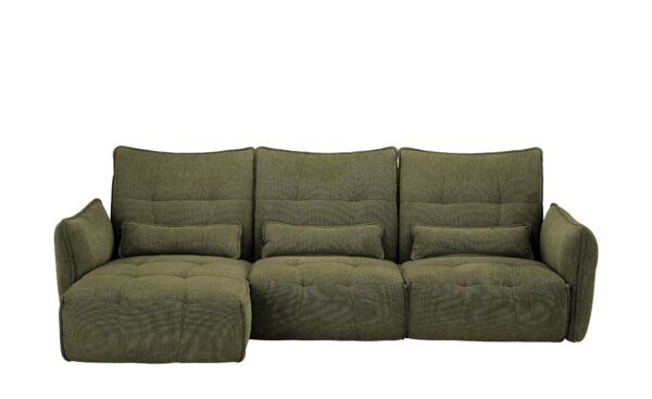 bobb Ecksofa  Jeaneva ¦ grün ¦ Maße (cm): B: 336 H: 101 T: 157 Polstermöbel > Sofas > Ecksofas - Höffner